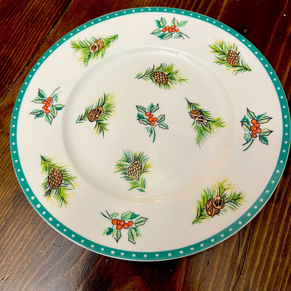 Vintage Mika’s Set of 12 CHRISTMAS WISH dessert dish.